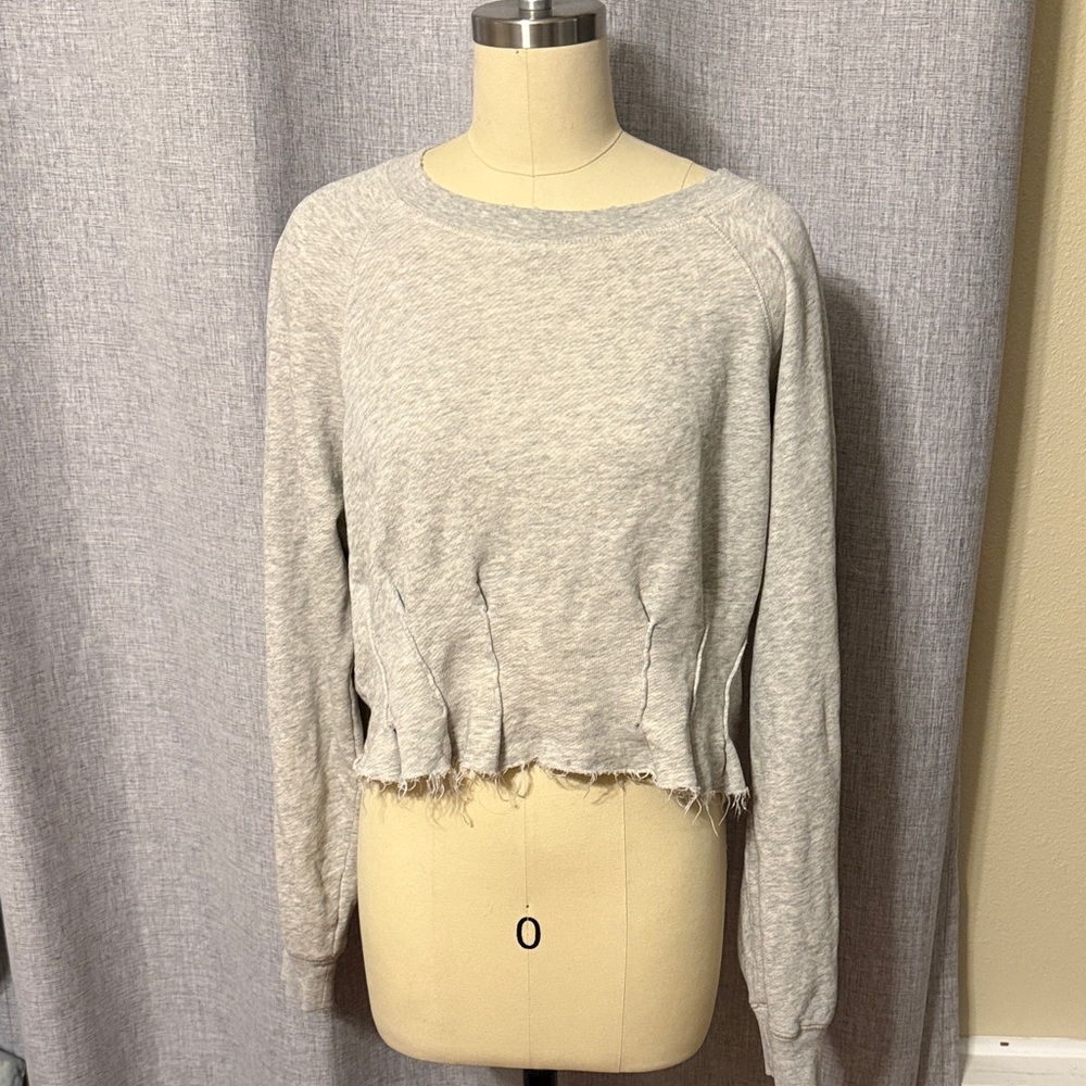 Current/Elliott Light Gray Sweatshirt